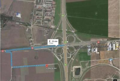Teren de 1000 mp, în Palas - 1