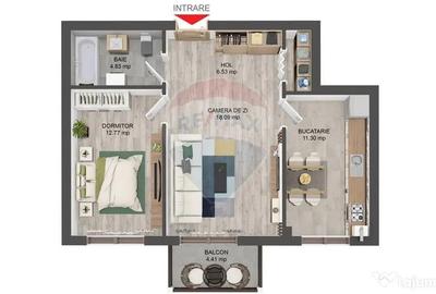 Apartament cu 2 camere decomandat în Șelimbăr - 2