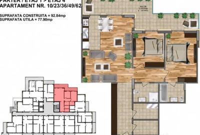 Garsonieră decomandată în Central - 2