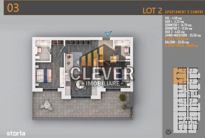 Apartament cu 3 camere în Titan - 2