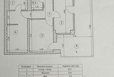 Apartament cu 3 camere decomandat în Central - 8