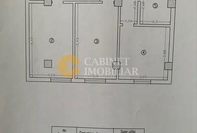 Apartament cu 2 camere în Cug - 9