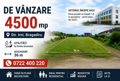 Teren Construcții intravilan de 4500 mp, în Nord-Vest - 1
