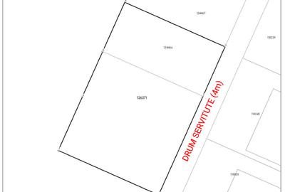 Domnești – teren 750 mp, cu puț, pomi, gard viu, gard bordurat, porti, curat! - 2