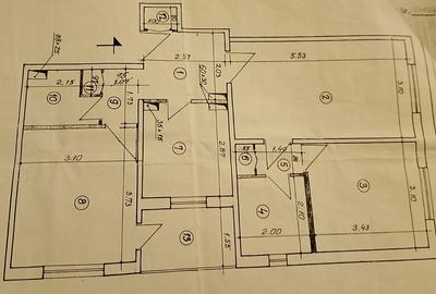 Apartament cu 3 camere semidecomandat, mobilat în Dristor - 11