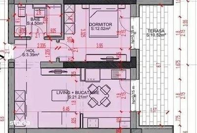Apartament cu 2 camere în Theodor Pallady
