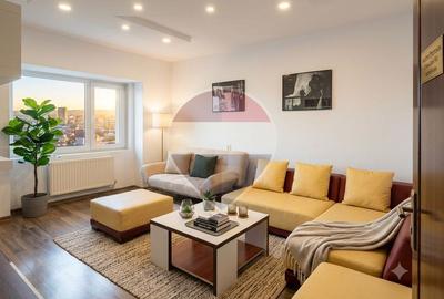 Apartament cu 2 camere decomandat, mobilat în Central