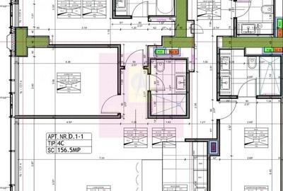 Apartament cu 4 camere decomandat în Lacul Tei
