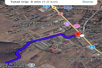 Teren de 1037 mp, în Central