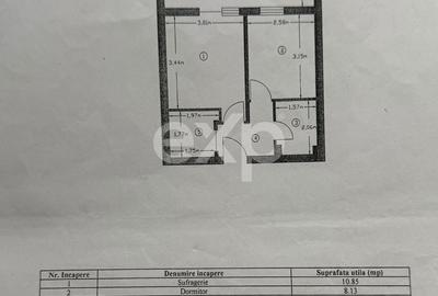 Apartament cu 2 camere decomandat în Războieni