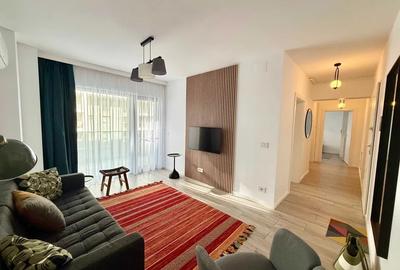 Apartament cu 2 camere decomandat, mobilat în Barbu Văcărescu