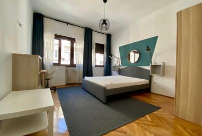 Apartament cu 5 camere decomandat, mobilat în Cișmigiu