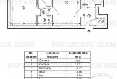 Apartament cu 2 camere decomandat, mobilat în Pajura - 5