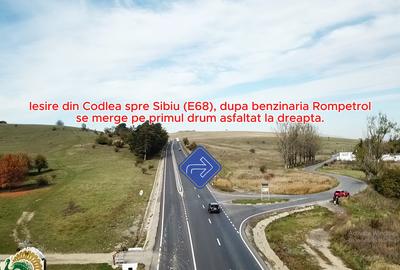 Teren agricol extravilan de 1100 mp, în Codlea - 1