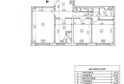 Apartament cu 3 camere decomandat în Colentina