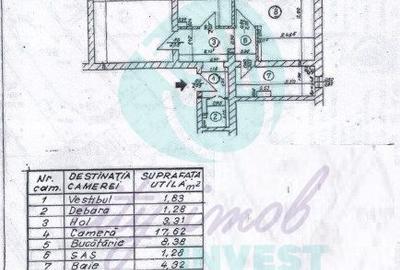 Apartament cu 2 camere decomandat, mobilat în Moșilor - 1
