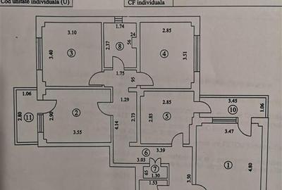 Apartament cu 4 camere decomandat în Plantelor