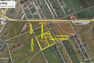 Teren Construcții intravilan de 27000 mp, în Sânpetru