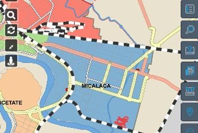 Teren agricol intravilan de 1000 mp, în Micălaca - 2