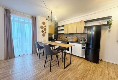 Apartament cu 2 camere semidecomandat, mobilat în Bună Ziua