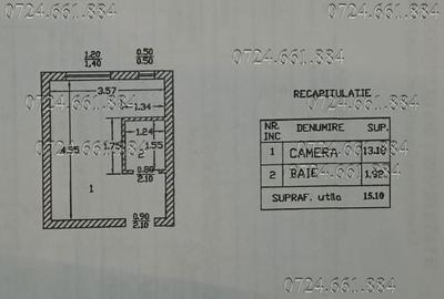 Garsonieră semidecomandată în Brâncoveanu - 1