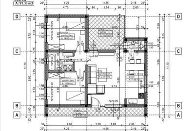 Casă cu 3 camere în Central - 3