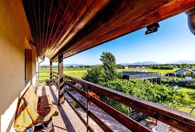 Vila luminoasa, gradina proprie, priveliste panoramica spre munti, Harman, Braso - 7