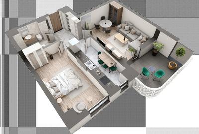 Apartament cu o cam | Finalizare 2026 | Direct dezvoltator | GALATA | Comision 0 - 12
