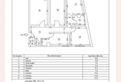 Apartament cu 4 camere decomandat în Tomis Nord