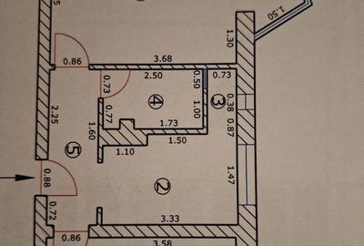 Apartament cu 2 camere decomandat, mobilat în Centrul Civic - 7