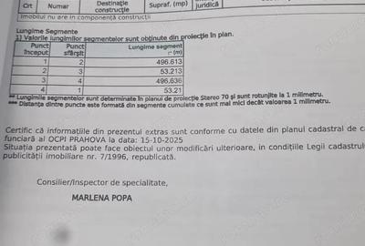 Teren de 26250 mp, în Central