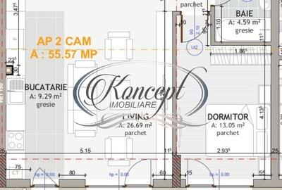 Locuinta noua cu balcon generos si parcare in Floresti Eroilor - 2