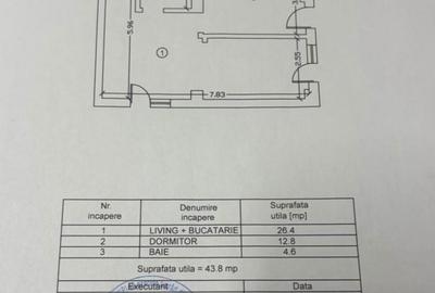 Apartament cu 2 camere în Nord - 12
