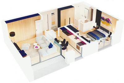 Apartament 2 camere Cloud 9 Residence - 7