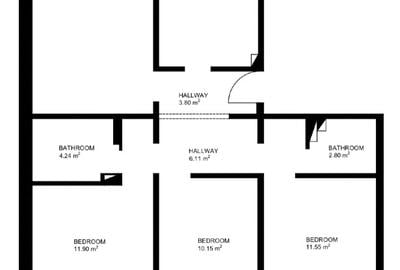 Apartament de vanzare cu 4 camere, 83mp, zona sub Stadion, Alba Iulia - 8