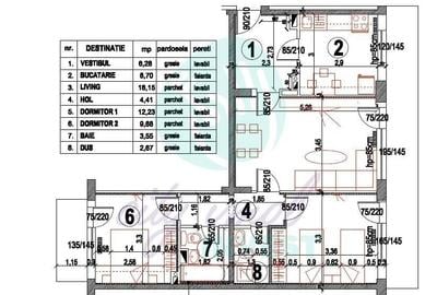 Apartament cu 3 camere semidecomandat, mobilat în Bucur Obor - 3