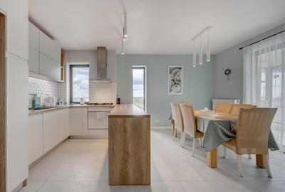 Penthouse cu 4 camere semidecomandat, mobilat în Militari - 8