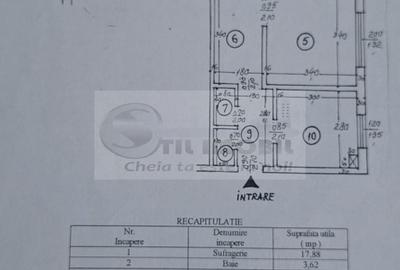 Apartament cu 3 camere decomandat, mobilat în Mircea cel Bătrân - 14