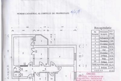 Apartament cu 3 camere decomandat în Central