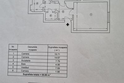 Apartament cu 2 camere decomandat în Victoriei - 2