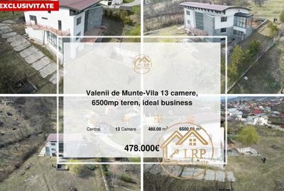 Valenii de Munte-Vila 13 camere, 6500mp teren, ideal business