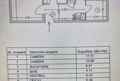Apartament cu 2 camere decomandat în Moșilor - 2
