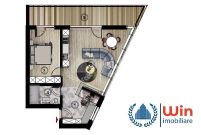 Apartament 2 camere | 58mp | Balcon 20 mp | Garaj | Iulius Mall - 2