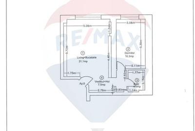 Apartament cu 2 camere de inchiriat in zona Pipera - 7