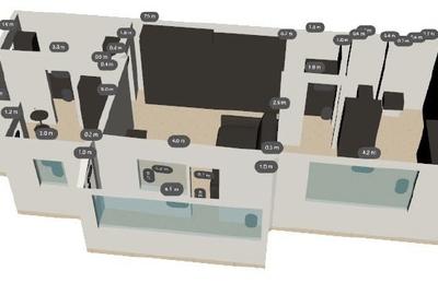 Apartament cu 2 camere semidecomandat în Micro 16 - 17