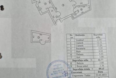 Apartament cu 2 camere semidecomandat, mobilat în Unirii