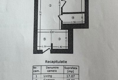 Apartament cu 2 camere decomandat în Aviației - 16