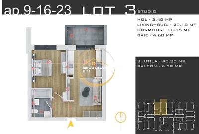 Apartament cu 2 camere decomandat în Titan - 2