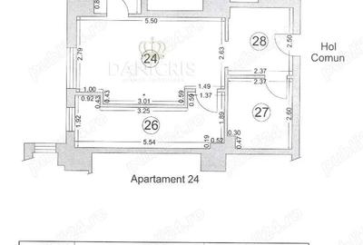 Apartament cu 2 camere semidecomandat în Brătianu - 1