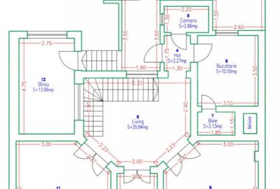 Casă cu 5 camere cu Teren 230 Mp în Ultracentral
